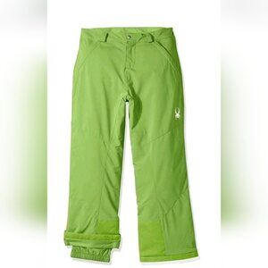 SPYDER | Girls Vixen Athletic Ski Snowboarding Snow Pants Green Sz 10